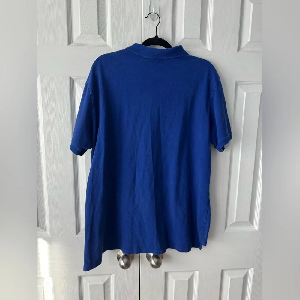 Polo Ralph Lauren Cobalt Blue Polo Shirt XXL Maize Yellow Pony Logo | Custom Fit